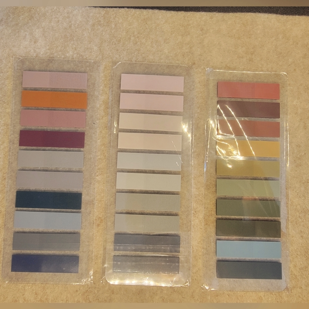 NEW COLORFUL BOOK TABS !
